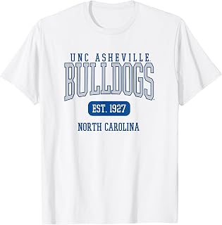 UNC Asheville Bulldogs Est. Date T-Shirt