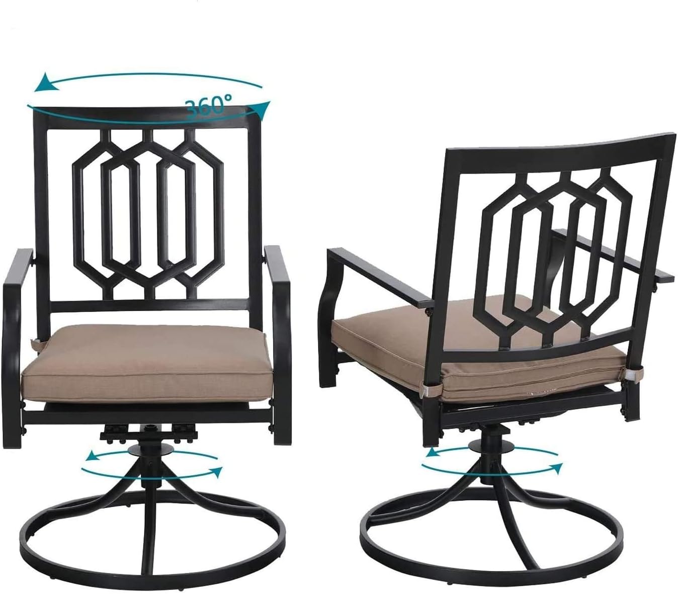 Buy Phi Villa Swivel Patio Chairs Set Of 2 Dining Chair Metal Frame Bistro Set Outdoor Furniture For Garden Backyard Lawn Online In Indonesia B08z76qrsz Buy Phi Villa Swivel Patio Chairs Set Of 2 Dining Chair Metal Frame Bistro Set Outdoor Furniture For Garden Backyard Lawn Online In Indonesia B08z76qrsz