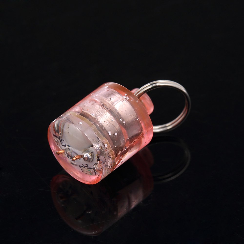 LED Light Bait Podwodny Zestaw Przynęt Wędkarskich Aktywowane wodą Głębokie Krople Migające światła 5 Sztuk ze Schowkiem do Wędkowania