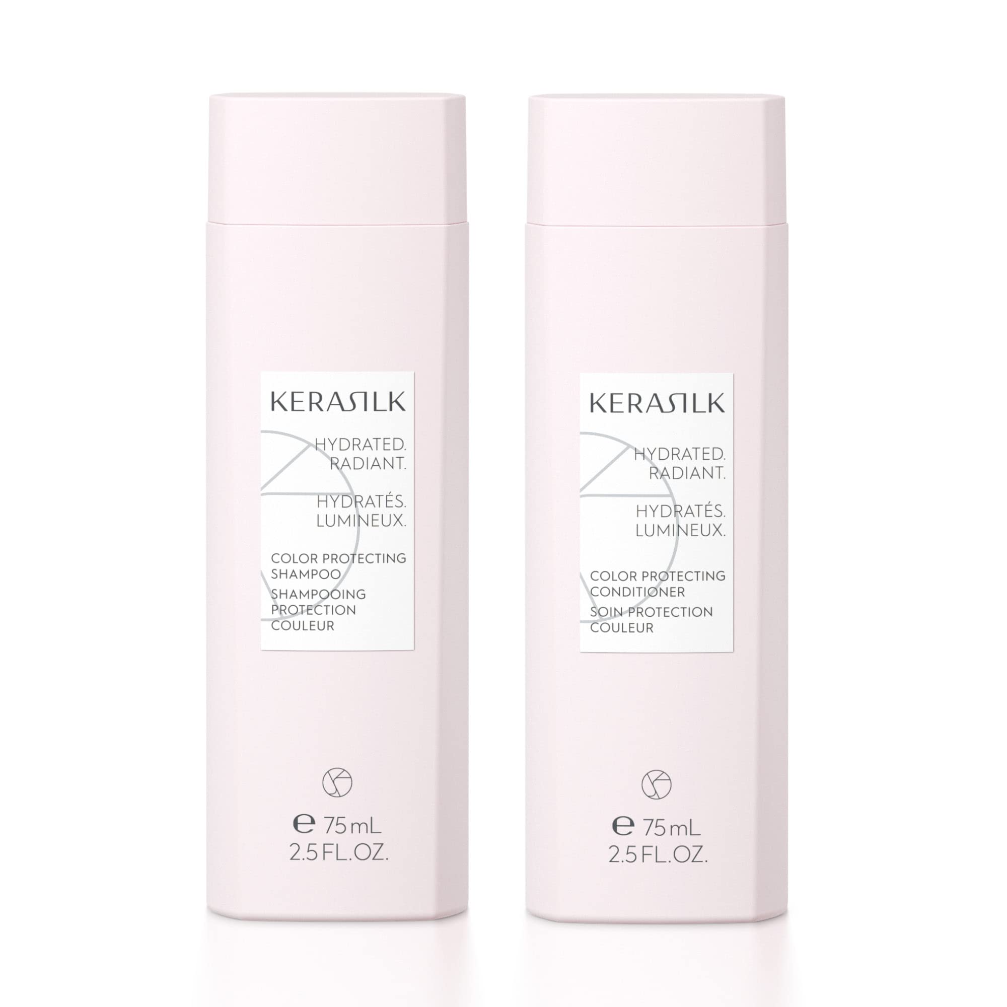 KerasilkColor Protecting Shampoo & Conditioner Travel BundleClimatePartner certified