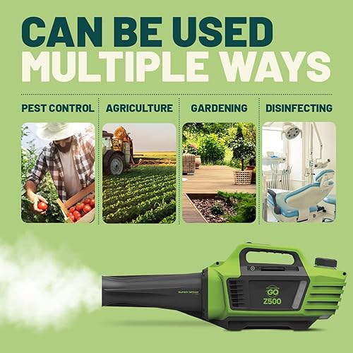 Miniatura 6 de Vectorfog GO-Z500 - Máquina nebulizadora ULV de mosquitos, insectos e insectos, funciona con batería (110 V), pulverizador de patio doméstico y