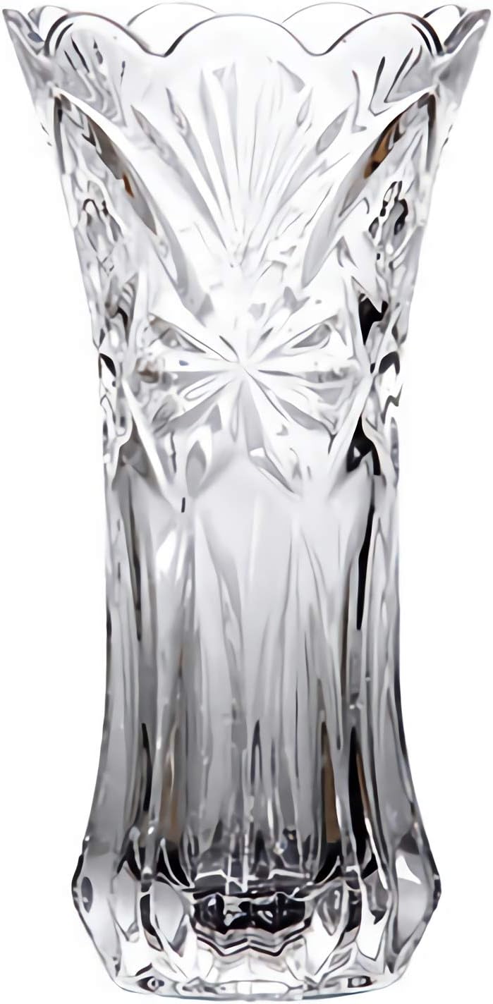 ガラス花瓶 フラワーベース 花器 シンプル花瓶 高さ24cm 北欧風 水耕栽培 生け花 造花 インテリア飾り 北欧雑貨 記念日 大きい花瓶 白菜 大勧め