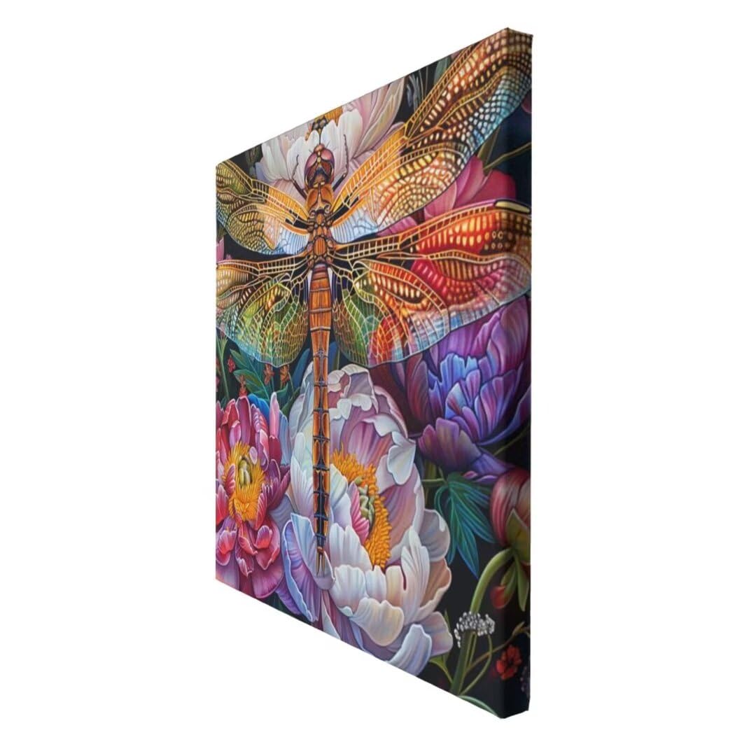 Pintura por números para adultos Pintura por número Color Libélula K -16 x 20 pulgadas Pintura por números para adultos Pintura por número Color Libélula K -16 x 20 pulgadas