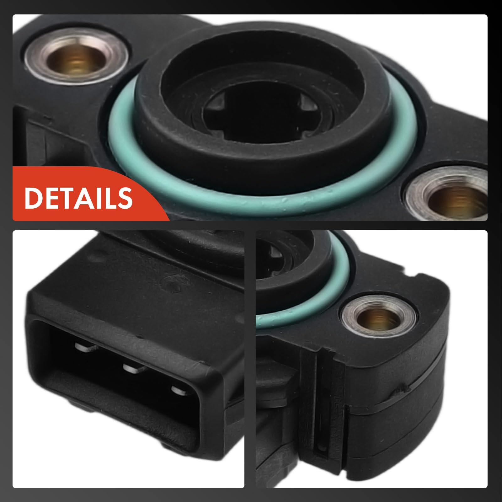 Frankberg Sensore posizione valvola a farfalla Compatibile con Transporter IV Bus 70B 70C 70J 70K 7DB 7DC 7DJ 7DK Golf III 1H1 Ibiza II 6K1 LT 40-55 I Furgone 291-512 Transporter IV 044907385A