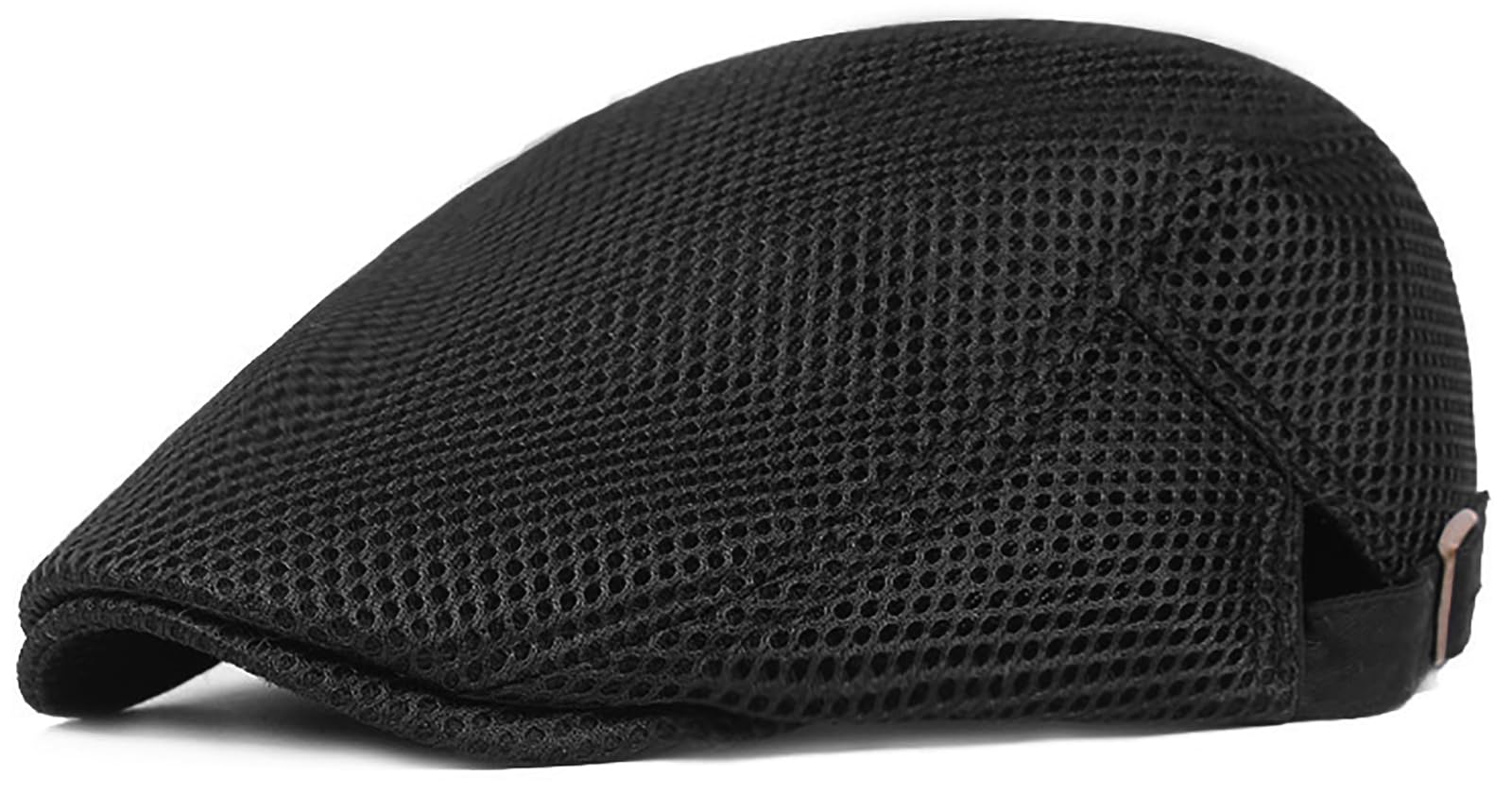 XYIYIMen's Breathable Mesh Newsboy Cap Summer Beret Ivy Cap Driving Cabbie Flat Hat
