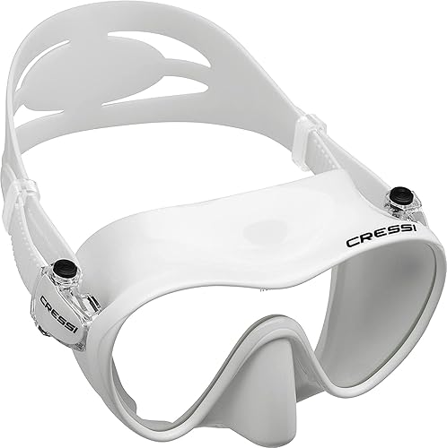 Cressi F One Frameless Scuba Snorkel Mask, Silicone Skirt for Scuba Diving and Snorkeling Dive Mask