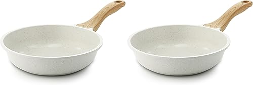 Miniatura 19 de SENSARTE Sartén antiadherente de cerámica, sartén para tortillas de 12.5 pulgadas, sartén de chef no tóxica y saludable, sartén para huevos