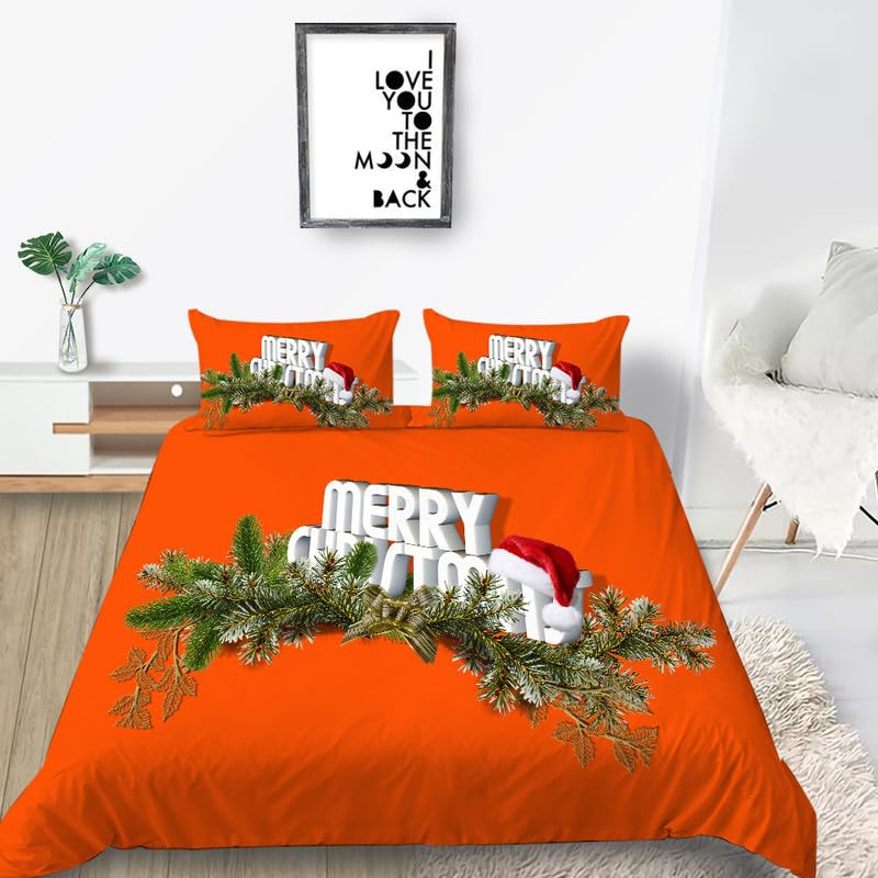 Housse de Couette 140x200 cm de Noël pour réchauffer l'ambiance de votre chambre en hiver