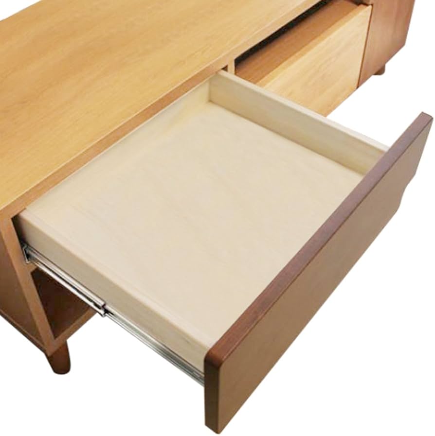 Amazon.co.jp: 大川家具 オスロ TVボード W1350×D420×H480mm