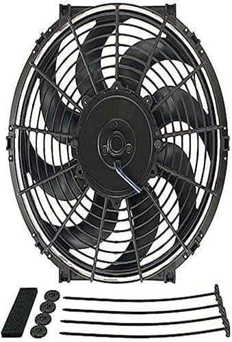 derale 16622 12" Tornado Ventilador eléctrico Standard Kit