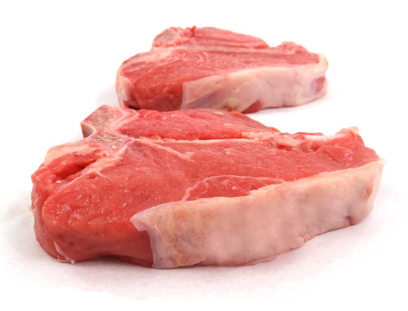 All Natural (MilkFed) Veal Loin Chops Cut Fresh Daily (2