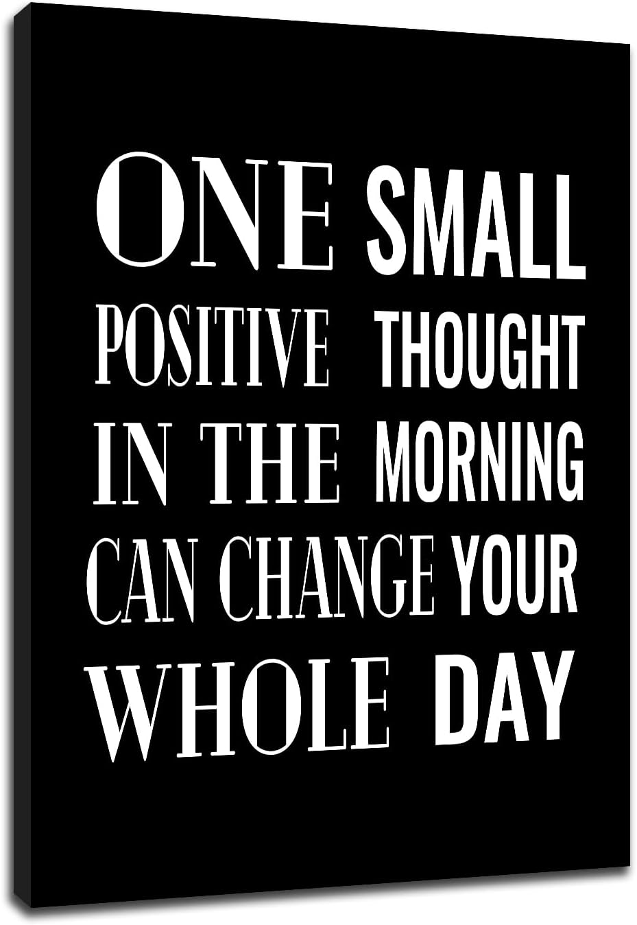 Growth Mindset Inspirational Canvas Wall Art Motivational Entrepreneur Quotes Poster Print Artwork Picture Painting Wall Decor for Modern Home Bedroom Bathroom Stretched and Framed [12''Wx18''H]