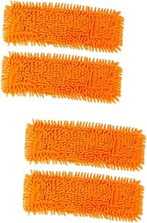 4 pcs Floor Cleaner mop Nursing Accessories Flat mop Clean Mop Head mop Head Replacement mop Refill Replacement Heads mop Cloth mop Accessories Washable Handle The Head Clamshell