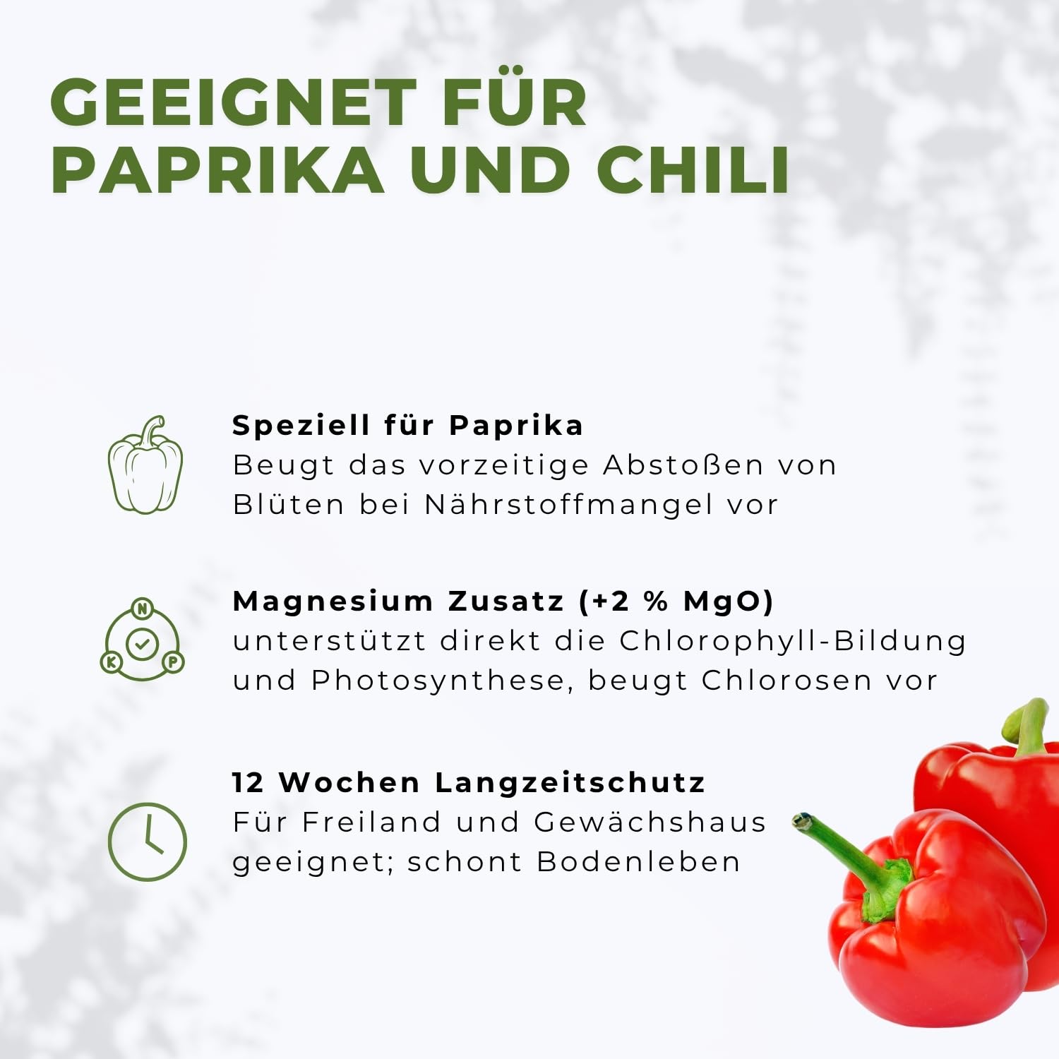 Flora Boost PRO Paprika Dünger 5 kg I NPK 7-4-6 mit Magnesium für Paprika & Chili I Gemüsedünger für kräftiges Wachstum, starke Blütenbildung & hohe Erträge