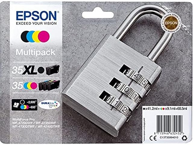 Epson 35XL MPACK Ink (XL BKundSTD cm