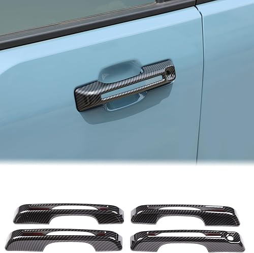 Aunginsy Cubierta para manija de puerta exterior compatible con Ford Maverick 2022-2025 Ford Bronco Sport 2021-2025 2021-2025 Cubierta de manijas de