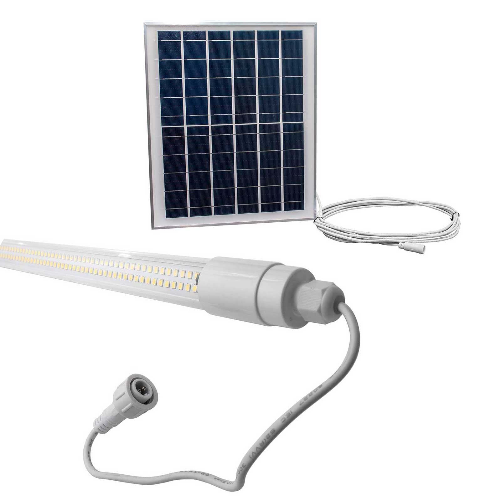 Planetitaly Neon solare crepuscolare tubo LED 13W resa 160W parete soffitto luce dimmerabile camper barca officina accensione automatica con telecomando