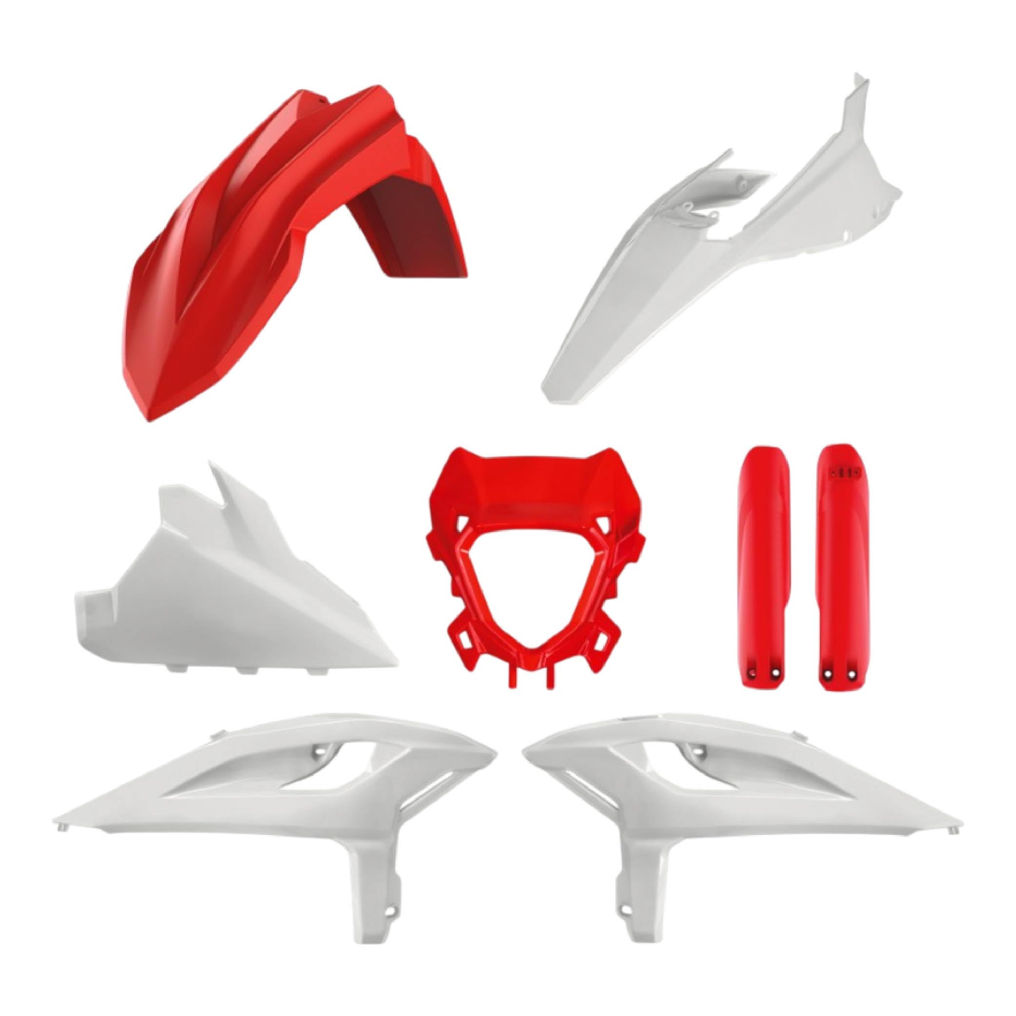 Polisport Plastic Kit BETA 125-480RR/X-PRO 25-26 OEM Inc Fork Guards