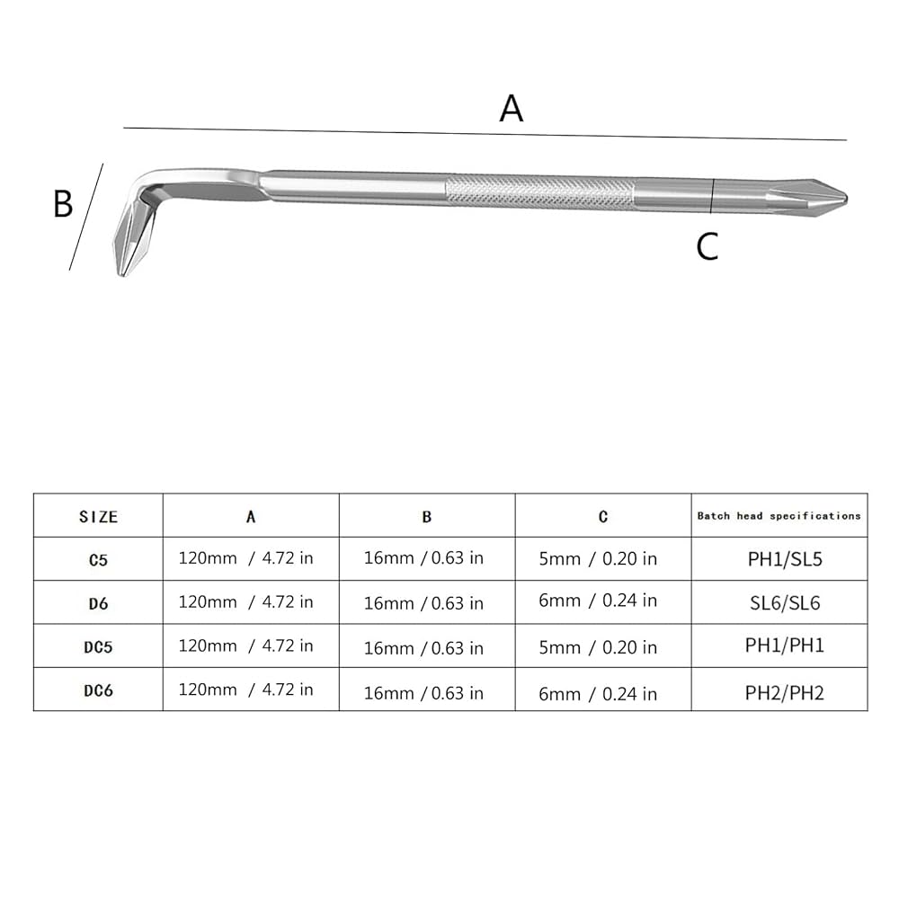 Amazon | Lタイプ拡張L字型90度右角ドライバー強力な磁気