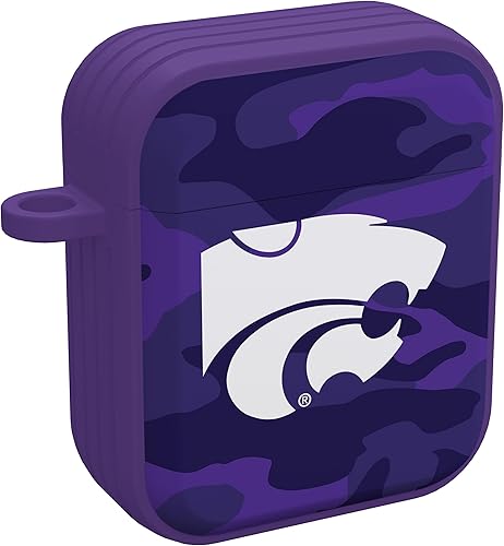 Miniatura 5 de AFFINITY BANDS Kansas State Wildcats Camo HDX - Funda compatible con Apple AirPods Generaciones 1 y 2