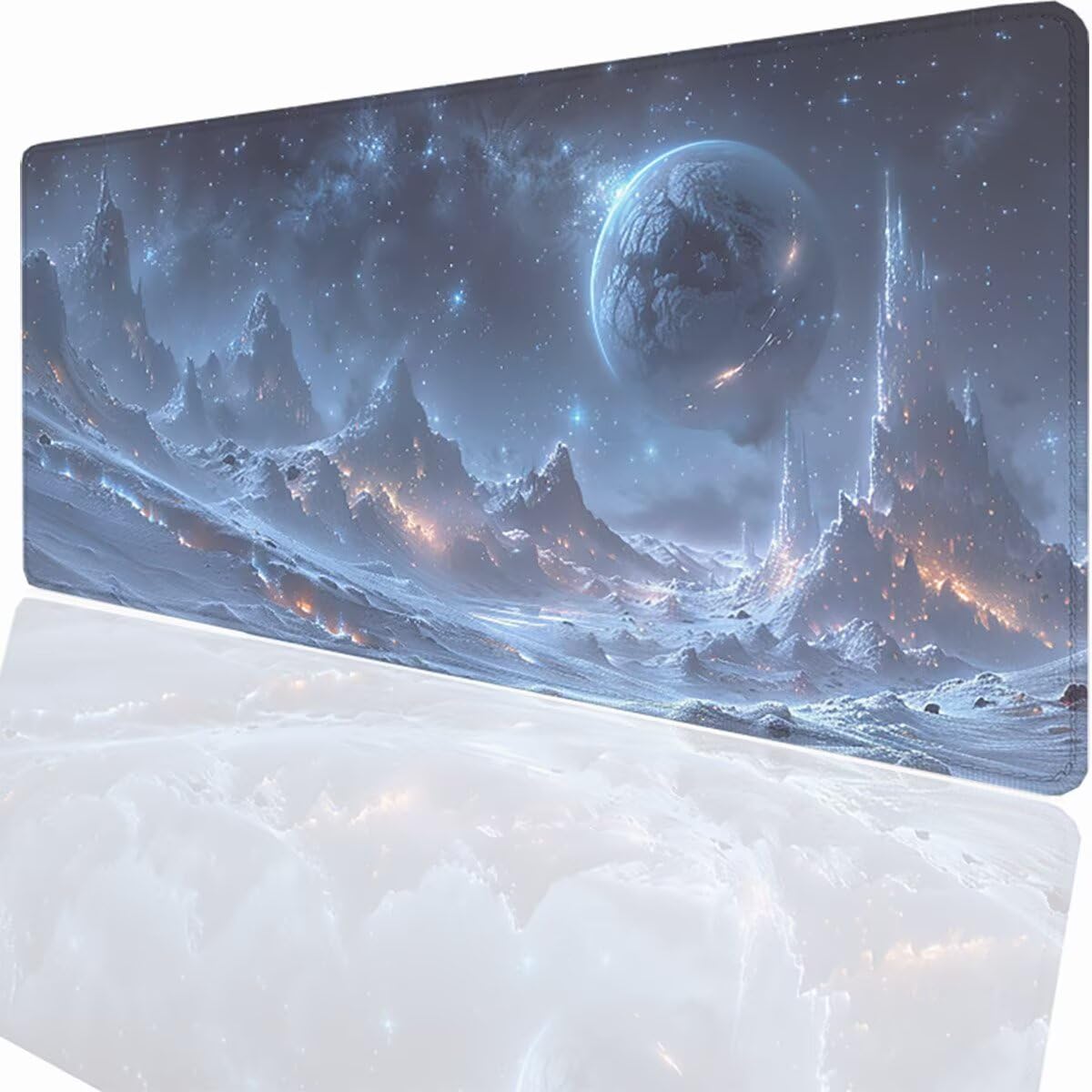 Tappetino per Mouse Gaming XXL 1200x600x3mm– Ufficio Mousepad Grande – Migliora la Velocità e la Precisione Tenuta Stabile Sottomano per Ufficio e Casa Accessori Scrivania Paesaggio PjY15099 N-U