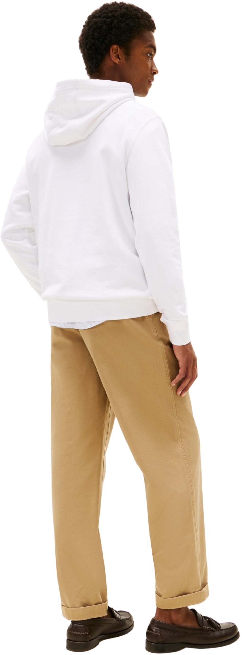 Tommy Hilfiger Uomo Felpa con Cappuccio Ithaca Flag in Cotone