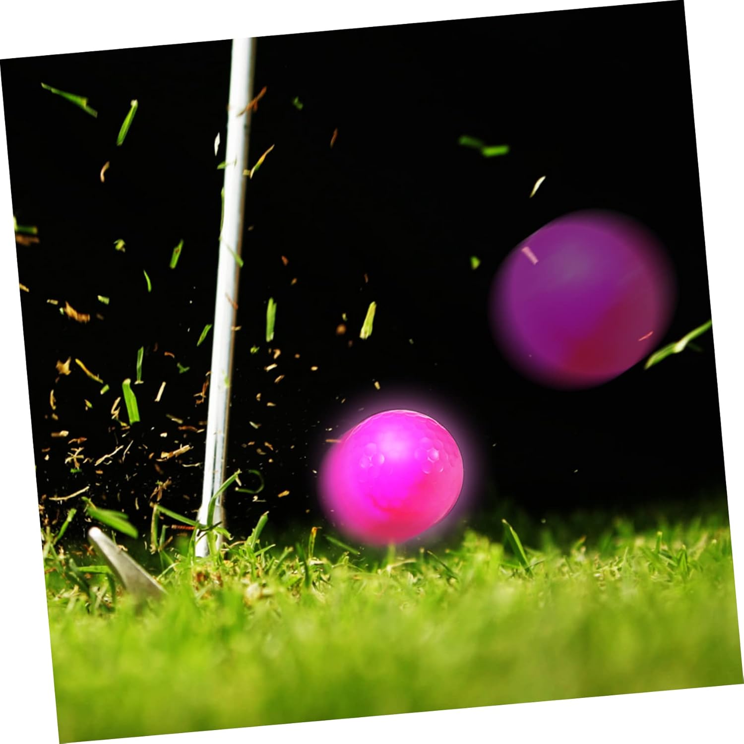 8pcs Led Golf Glowing for Night Golf for Practice and Fun Games Suitable for Indoor and Outdoor Use Mixed Colors