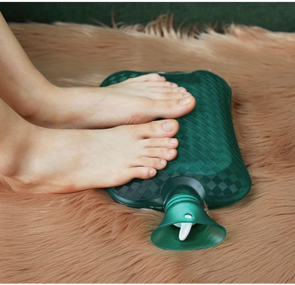 Hot Water Bottle Hot Water Bottle 2000ML Hot and Cold Water Bottle Large Capacity Portable Hot Water Bag for Neck and Shoulder Back Hand Legs Hot Water Bag