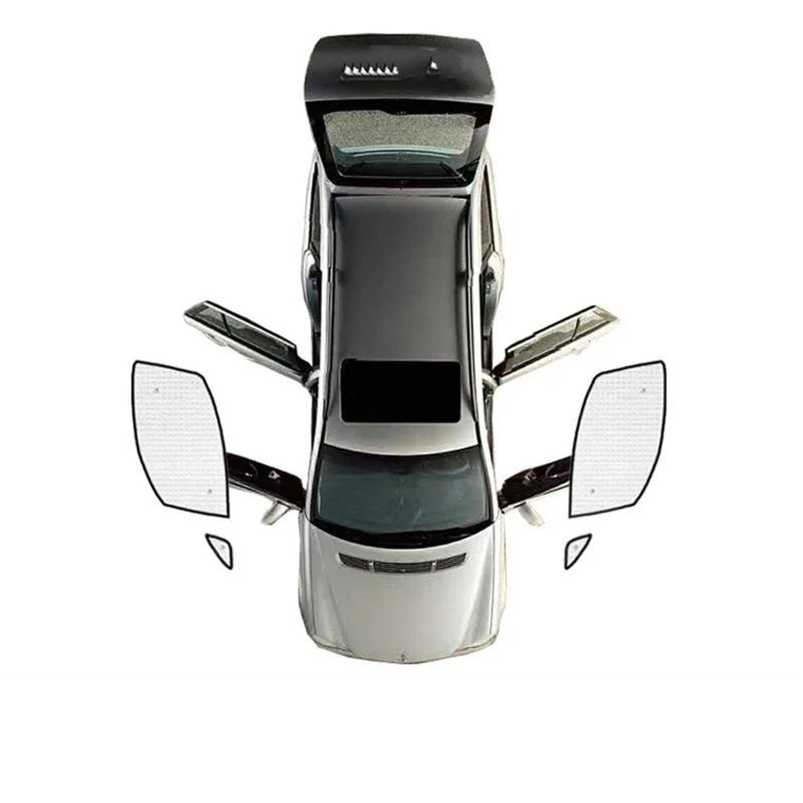 Para NV200 Para M20 Para Evalia Para Vanette 2010-2016 Cobertura Solar Parabrisas Accesorios Para Ventanas Parasol Coche Magnético(Front Side Windows)