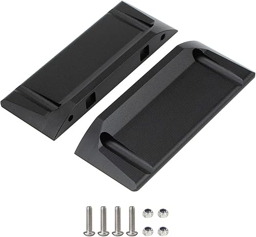 Miniatura 10 de AMK Rieles de marco de chasis SCX10 de fibra de carbono gruesa de 0.138 in DIY 12.323 in Wheelbass 110 RC Crawler Body LCG Builder Kit Axial SCX10 I