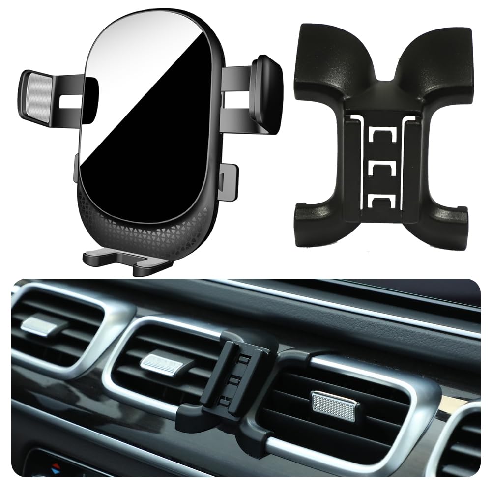Car Phone Holder for Mercedes-Benz GLE-Class/GLS Class Auto Accessories [Only for 2020-2024 GLE & GLS] [Auto Lock Hands Free Cell Phone Mount Car fits for iPhone & All Smartphones]