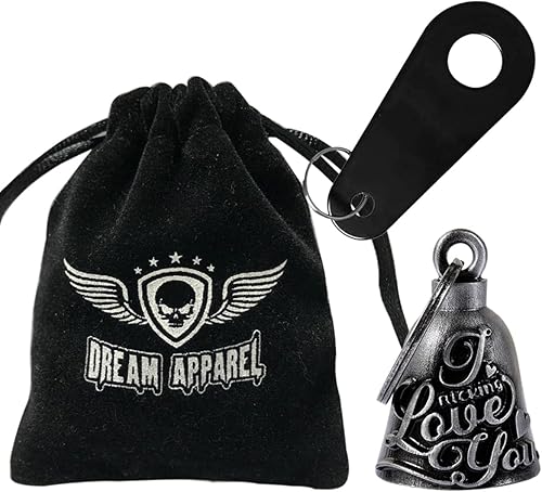 Miniatura 6 de Dream Apparel Campana de ángel para motocicleta con colgador, accesorio de campana de montar