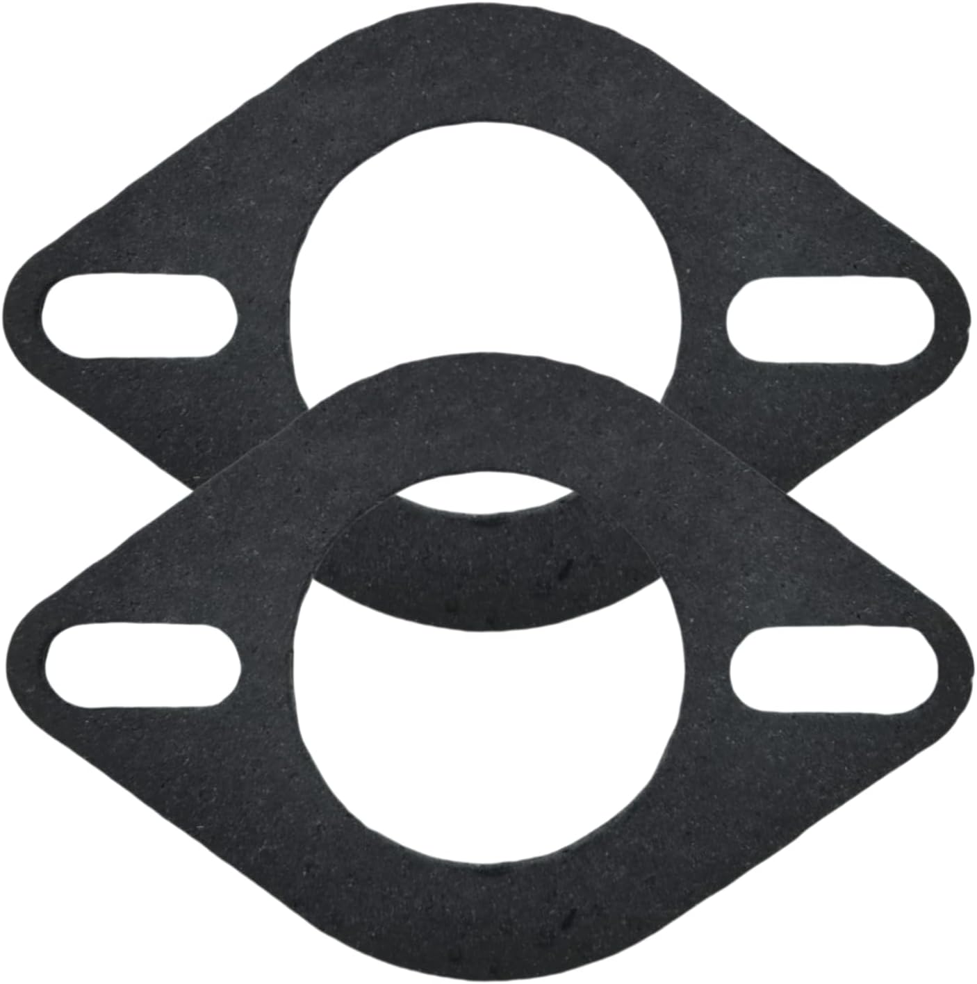 2-Pack Exhaust Flange Gaskets 2-Bolt Exhaust Gasket - Premium Automotive Replacement Sealing (1.75inches)