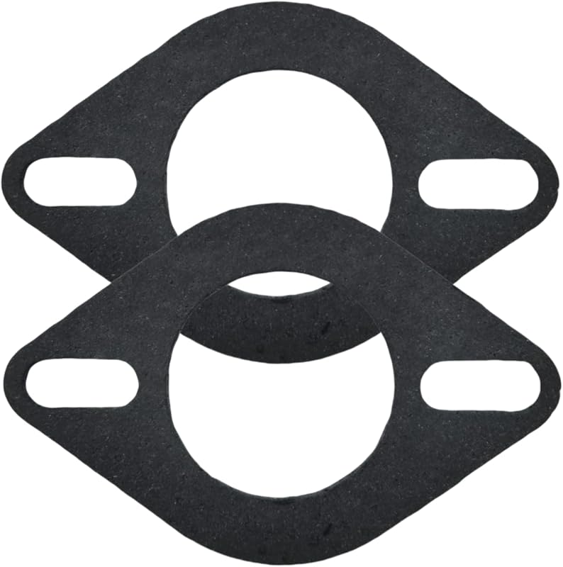Junta de flange do escapamento PINYOUZJ para tubo de 2 parafusos – Pacote com 2