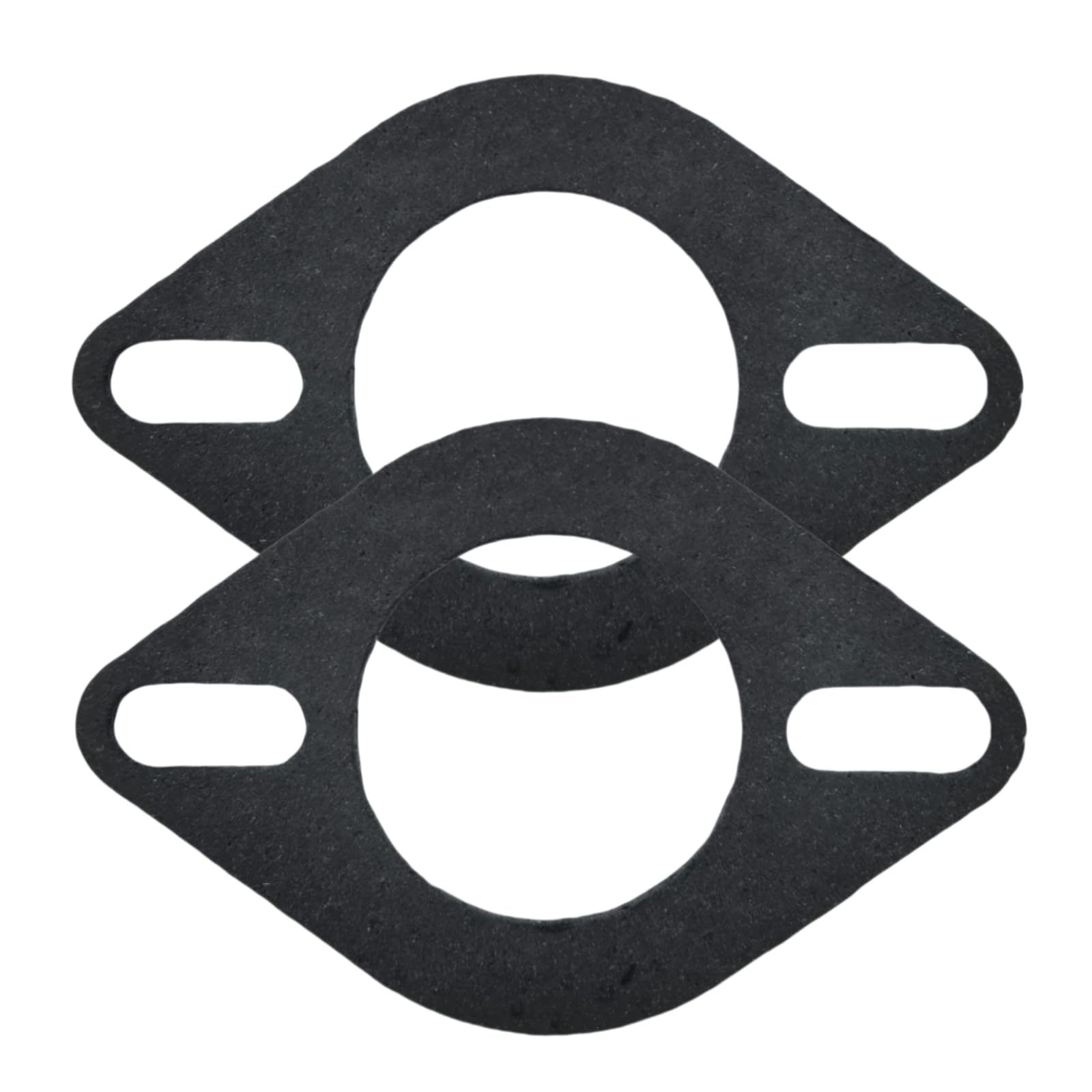 2-Pack Exhaust Flange Gaskets, Exhaust Gasket Seal, 2-Bolt Automotive Replacement Parts (1.5inches)