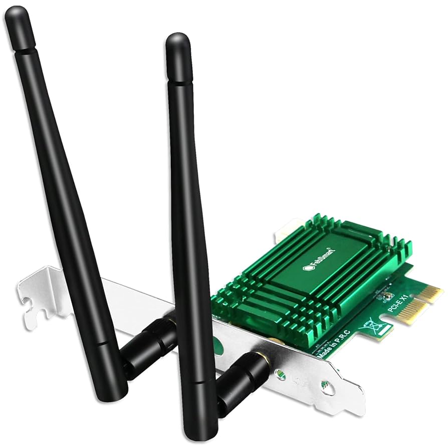 Free Wi-Fi　2.3.4 Amazon.com: FebSmart Wireless N 2.4GHz 300Mbps PCIE Wireless