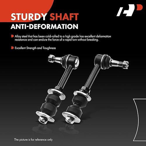 Miniatura 3 de A-Premium 2 eslabones de barra estabilizadora delantera, compatibles con Dodge Ram 1500 2000-2001, Ram 2500 2000-2002, Ram 3500 2000-2002, solo 4WD