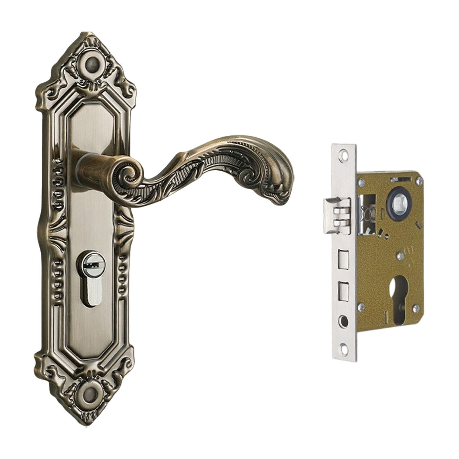 Montage facile poignée de porte compacte pour remplacer un loquet usé