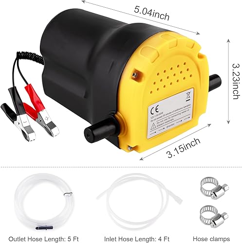 Miniatura 2 de Bomba extractora de aceite de 3 generación, bomba de transferencia de 12 V 60 W para aceite de motor de automóviles, motocicletas y barcos