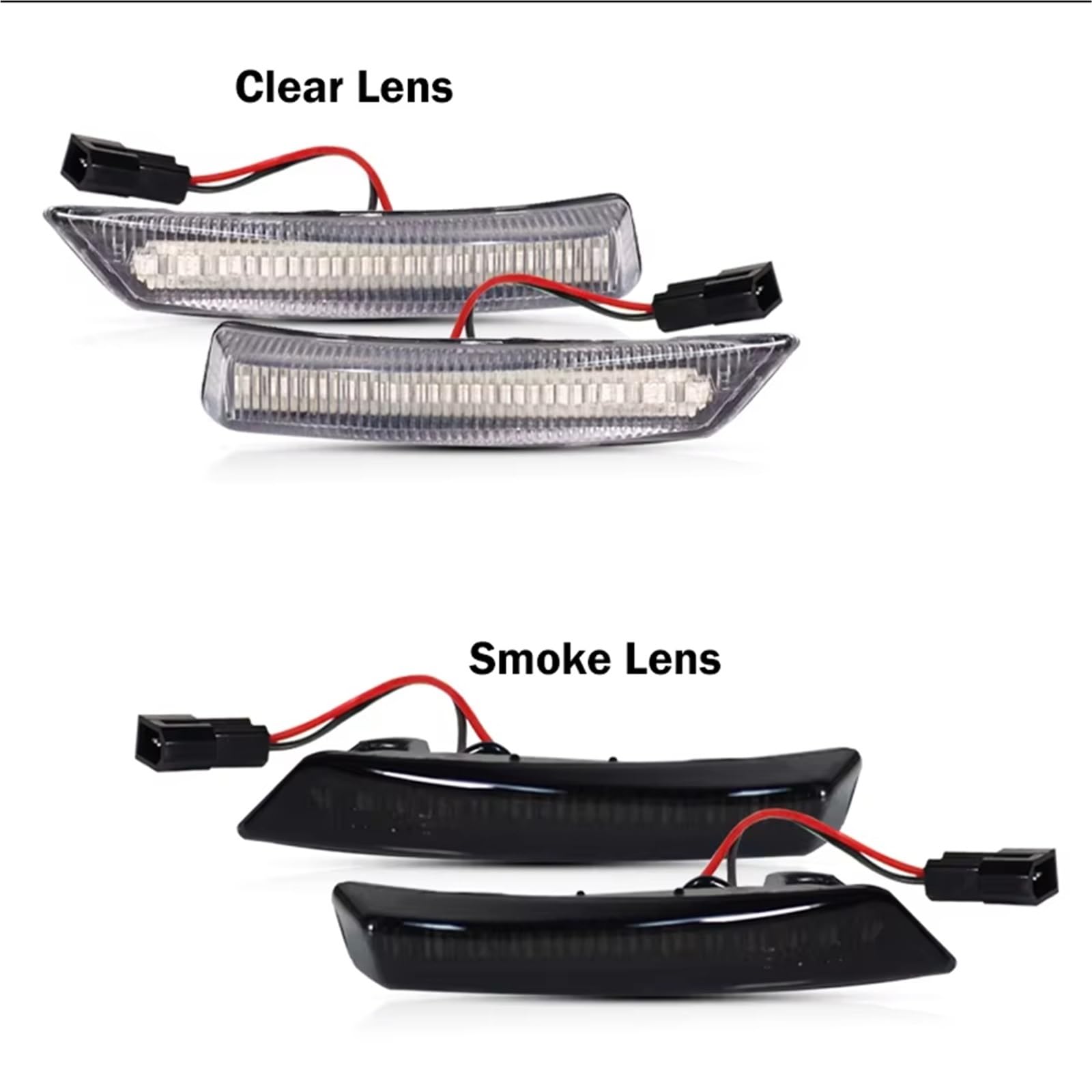 Indicatore di Direzione 2 Pezzi Per Chrysler Per Città Per Il Paese 2008-2016 Flash Specchietto Retrovisore Indicatori Direzione Lampeggiante Luce 12V Indicatore Laterale(Clear Lens)