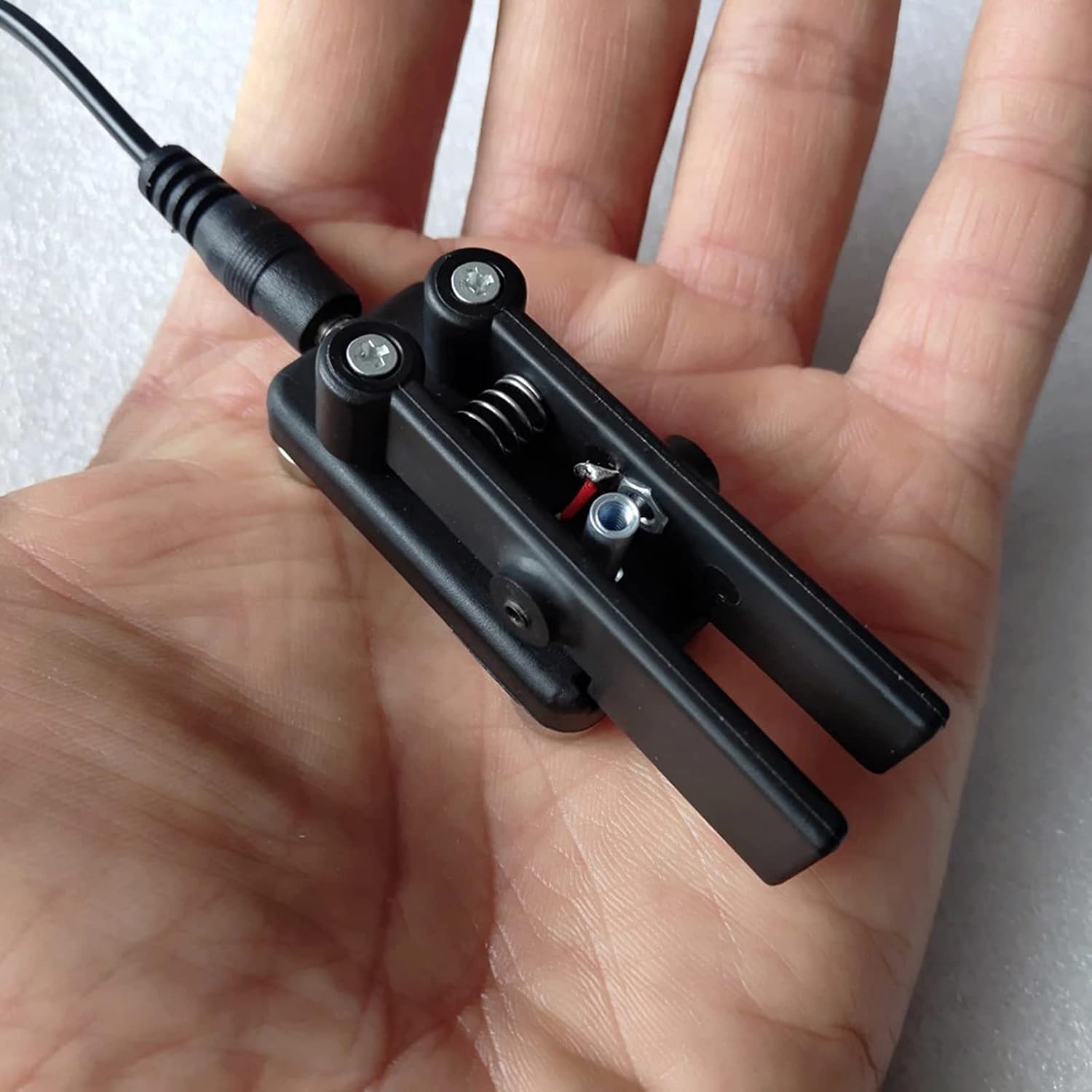 Portable Dual Paddle Automatic Key Shortwave CW Morse Radio Adsorption Code Magnetic Base