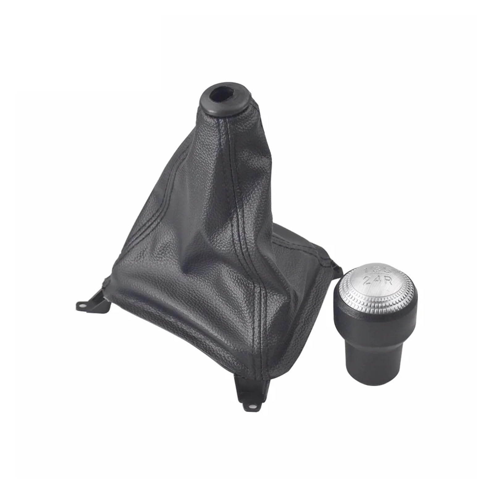 Qwqaab 5 Speed-Set Manual Gear Knob For Hyundai For Tucson For Ix35 2004-2009 Gear Stick Shift Lever Manual Knob Pu Gaiter Boot(5 Speed-Set)