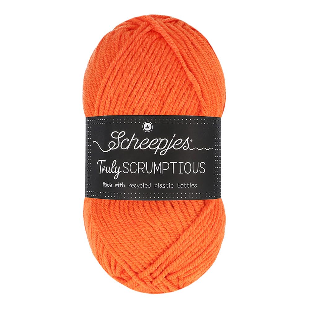 Scheepjes Truly Scrumptious 1x100g - 383 Jaffa Cake, Orange Yarn