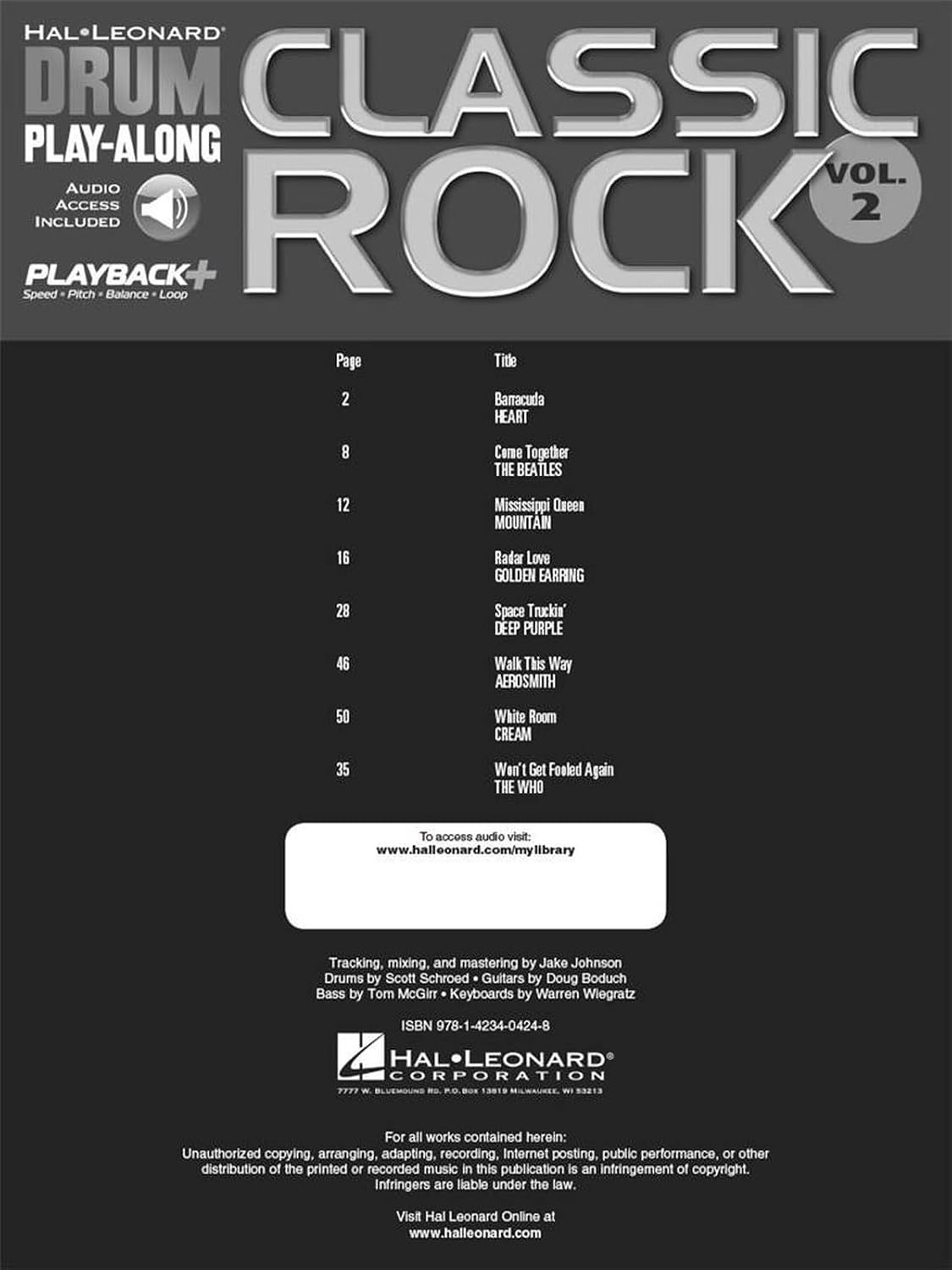 Classic Rock: Drum Play-Along Volume 2 - Book/Online Audio image 2