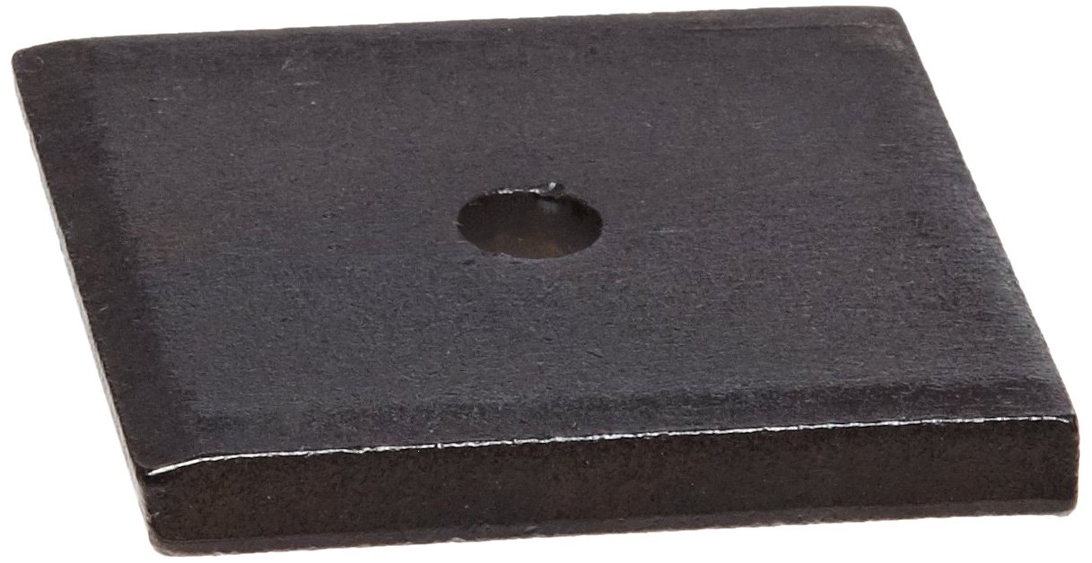 Spacing Flat Washer, Case Hardened Steel, Black Oxide, Round Shape, USA Made, 0.281" ID, 0.781" OD, 0.188" Thick (Pack of 10)