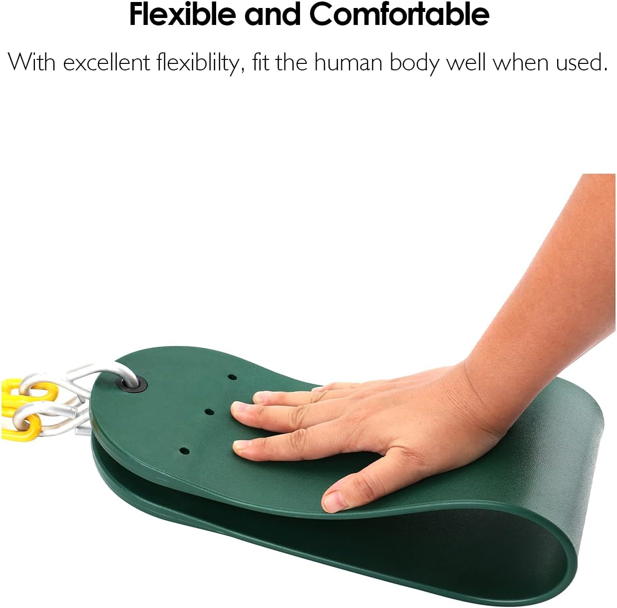 REEHUT Heavy Duty Swing Seat 2 Pack- Swing Set Accessories Swing Seat Replacement