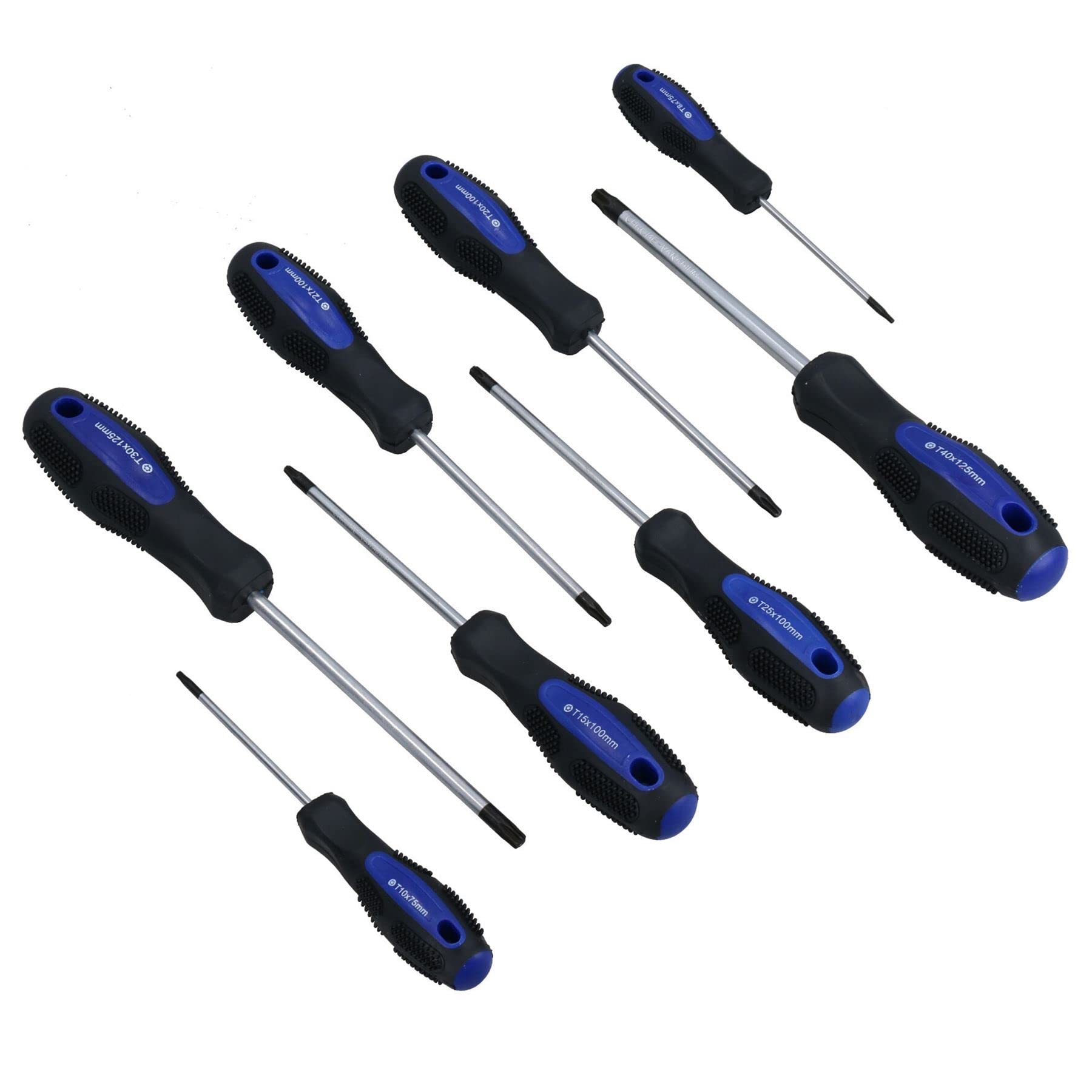 15 pz cacciavite a testa piatta + Phillips + Tamperproof Torx imbottito Grip Set