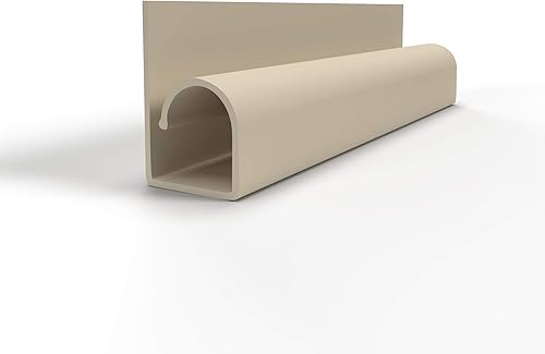 Miniatura 5 de Electriduct Organizador de cables y cable de escritorio con canal de gancho pequeño, 36 pulgadas, color negro Negro