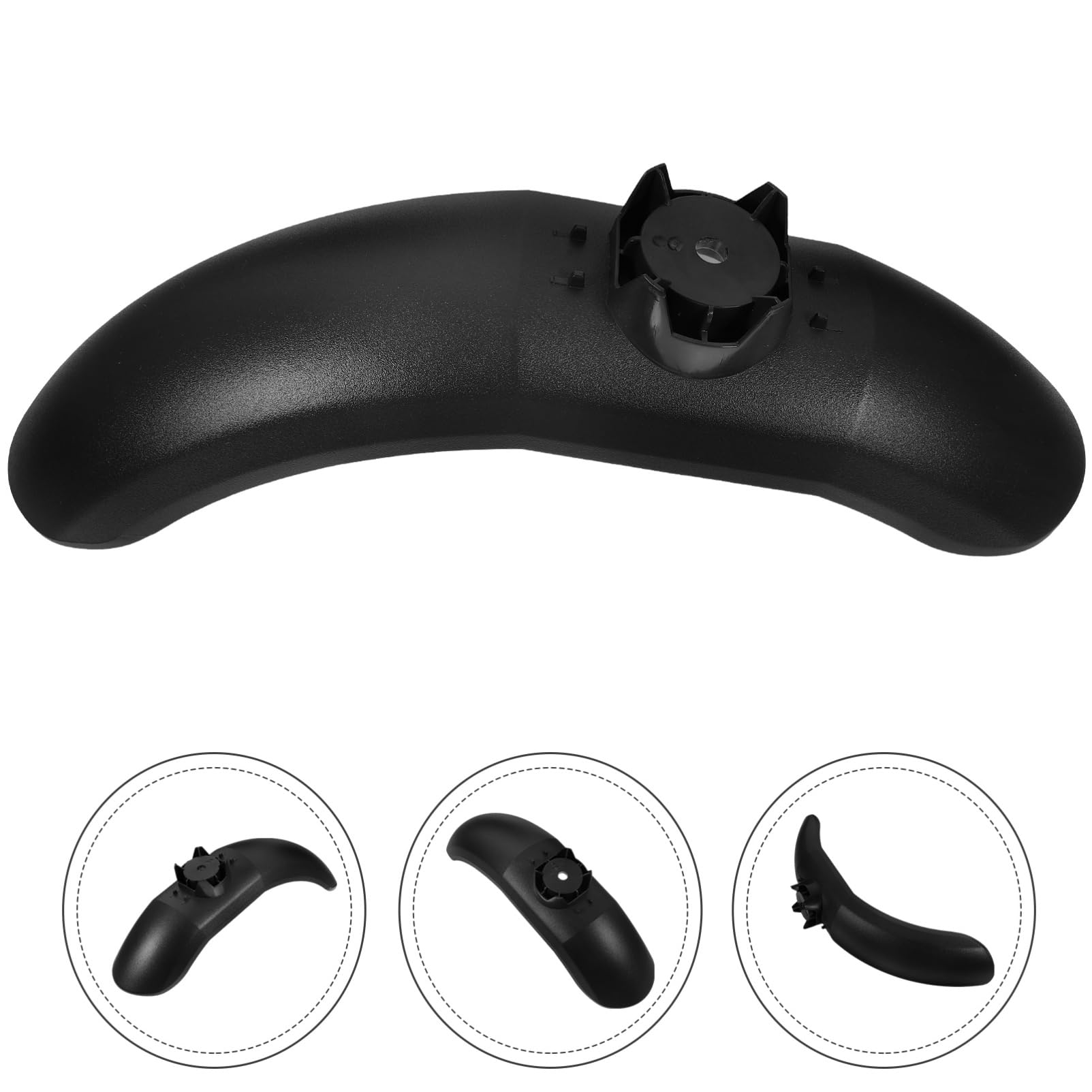 Happyyami 5St Kotflügel vorne Gaspedal Kotflügelhalterung für Rollerhalterung Rad e-Scooter ersatzteile e Scooter ersatzteile Scooter-Versorgung Kotflügelhalterungen für Roller Plastik Black