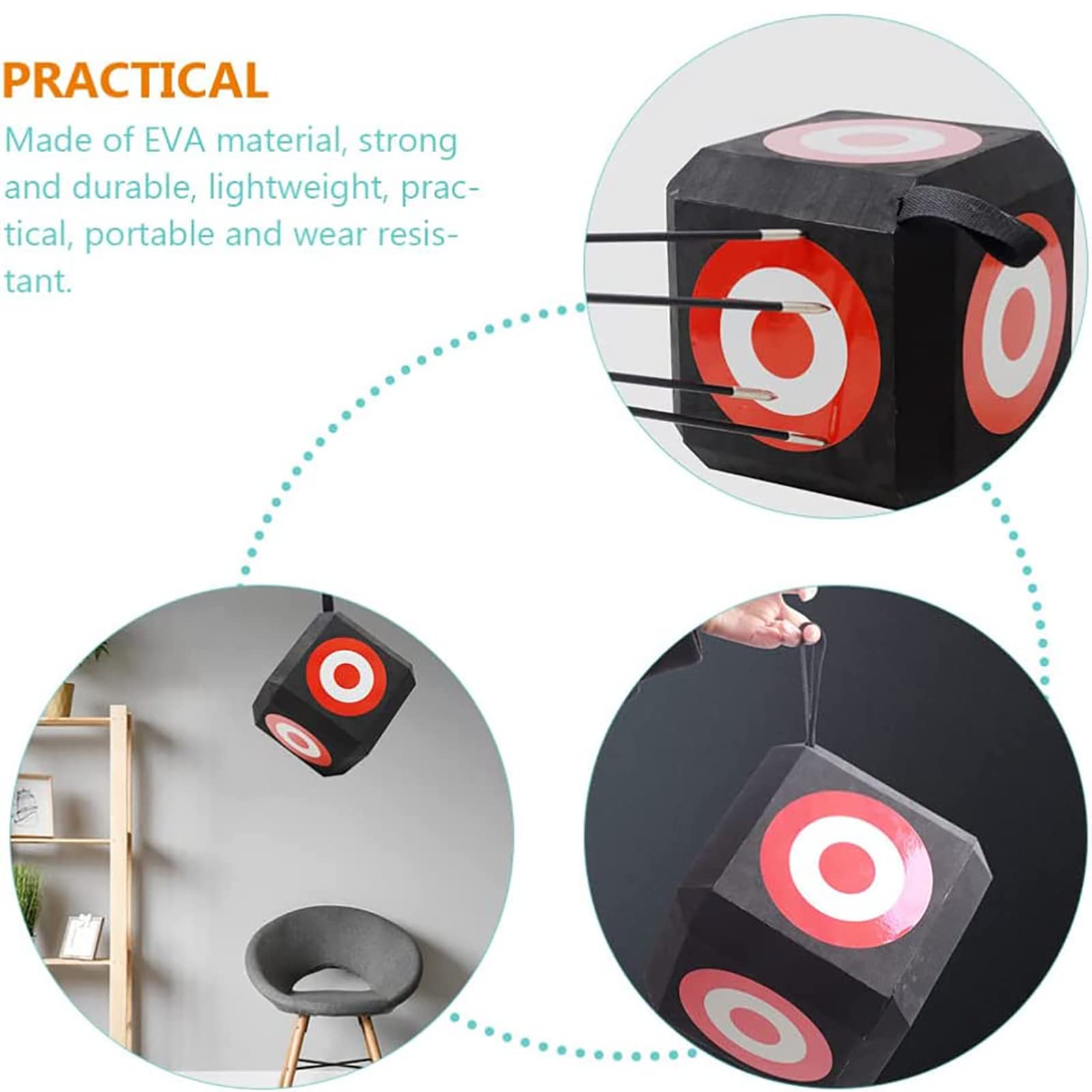 Cible En Mousse Double Face Pour Arbalète Stinger | Hattila